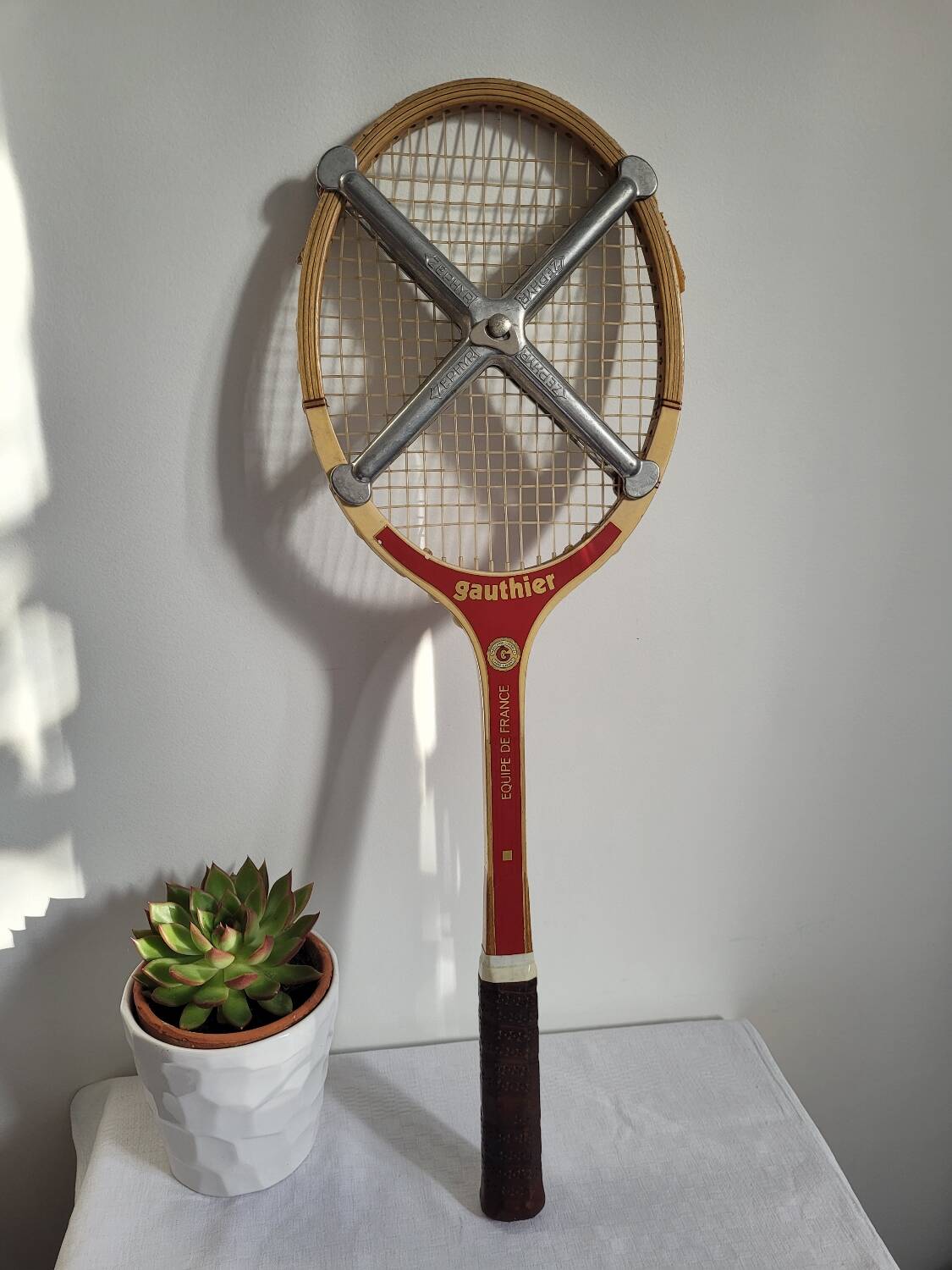 Raquette vintage Gautier en bois