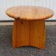 Asymmetrical coffee table in vintage pine year 70
