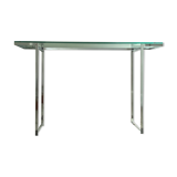 Wardrobe console glass and chrome metal