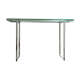 Wardrobe console glass and chrome metal