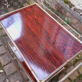 Rolling dessert trolley from the 1960s