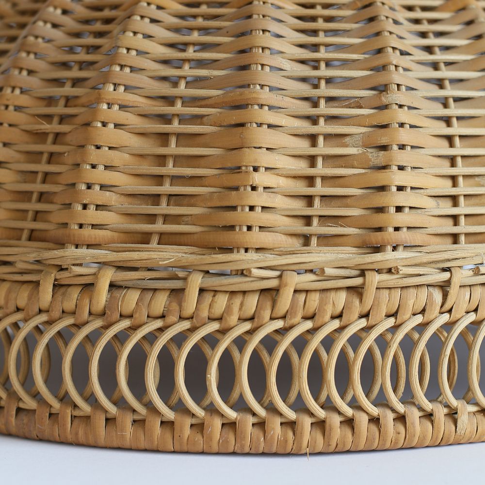 Rattan lampshade