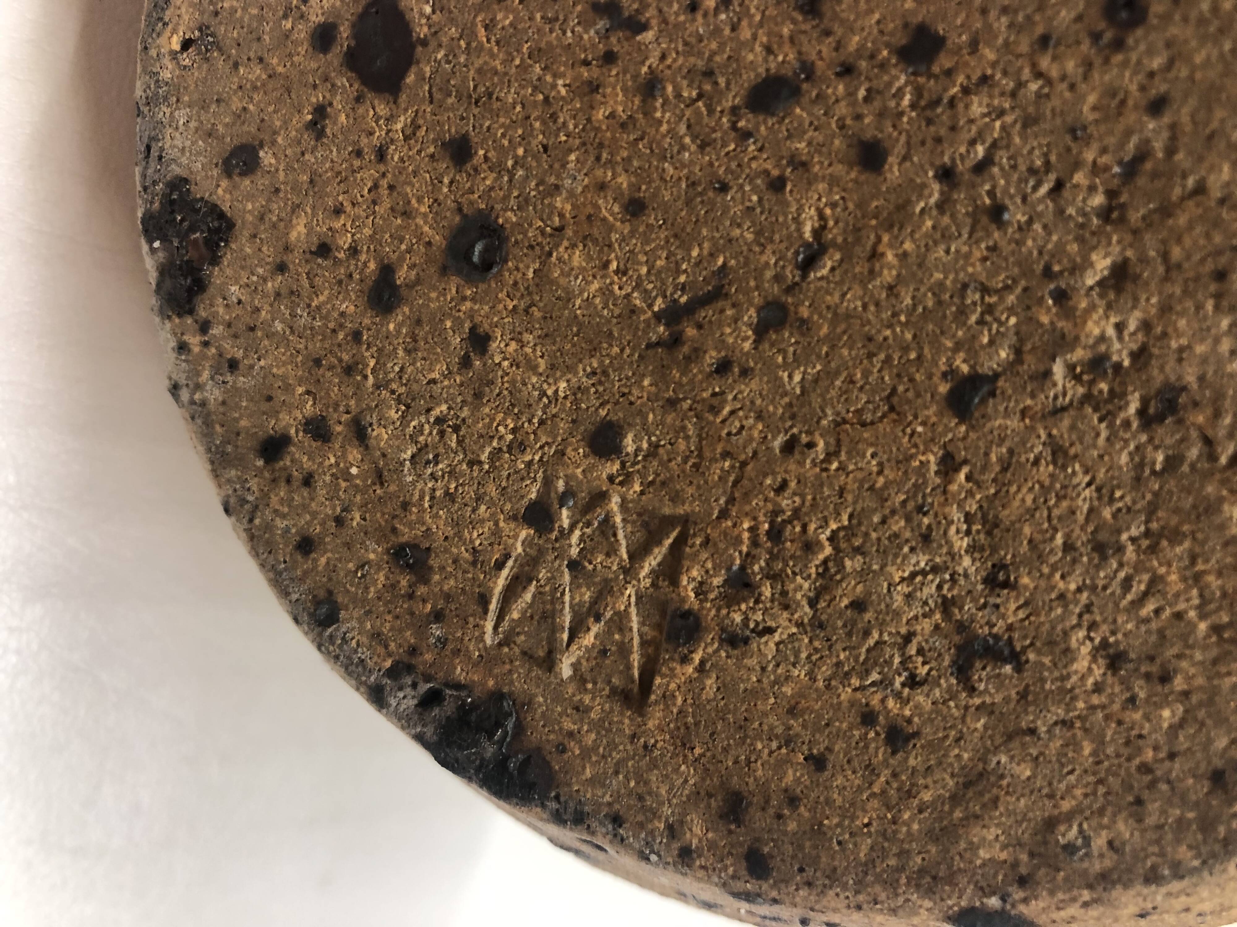 Vase en grès pyrité zoomorphe