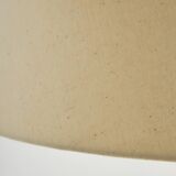 Teak and brass floor lamp