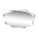 Bevelled mirror