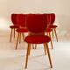 6 MAX BILL chairs by BAUMANN 800 series