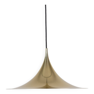 Vintage Semi Pendant Lamp by Fog & Mørup, 47 cm, Danish Mid-Century Design,