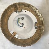 Vintage glass and brass ceiling