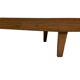 Mid-century daybed with removable backrest in oak 50's design
