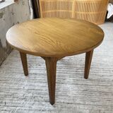 1950s round oak table