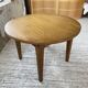 Table ronde années 50 en chêne