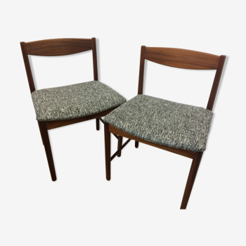 Lot of 2 teak chairs by A.H. McIntosh No.9913