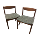Lot of 2 teak chairs by A.H. McIntosh No.9913