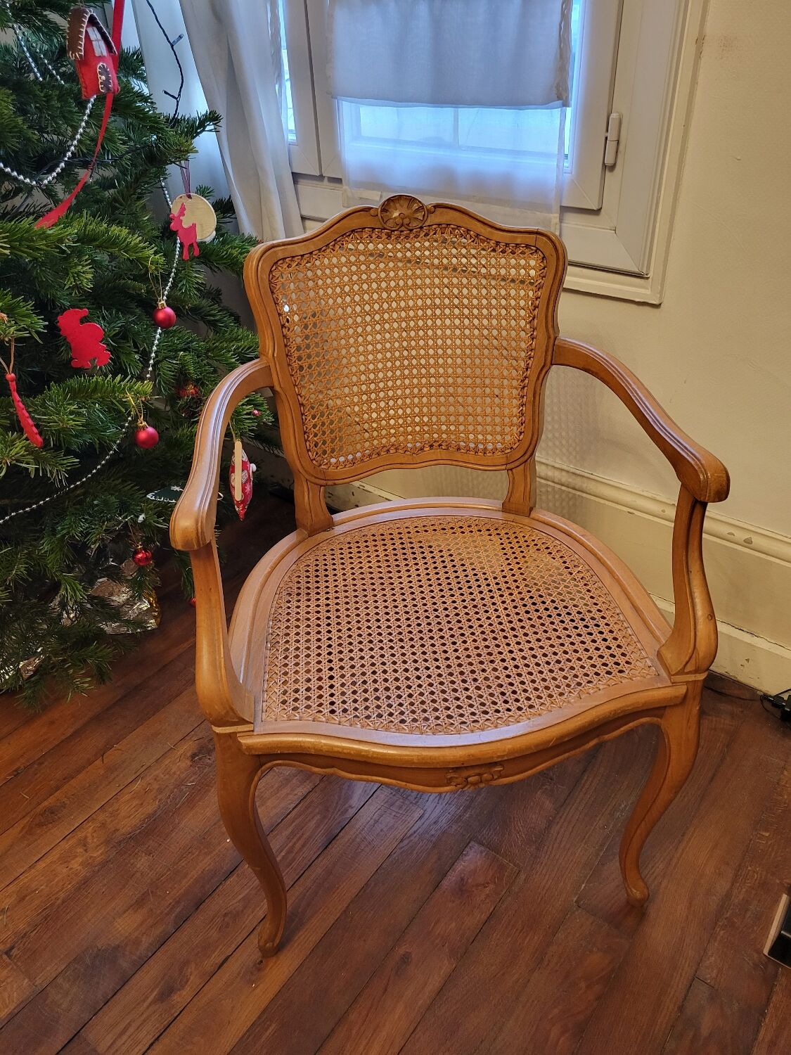 Louis XV cane chair
