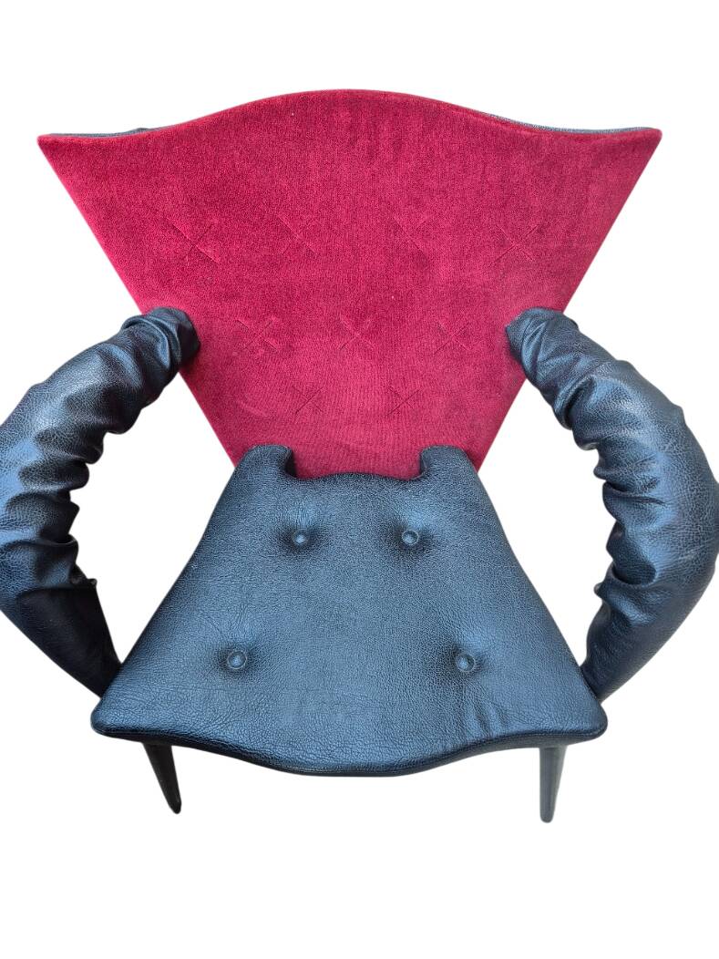 6 Scarabas chairs model André T designed by Bofek Sipek