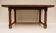 Table low vintage with tile inserts