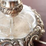 Delta Quattro 5-Light Crystal Table Lamp – Silver Finish