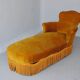 Day bed Louis Philippe style in red velvet