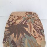 Footrest in vintage upholstered wood Louis IV style
