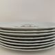 8 Bernardaud and Co. dessert plates signed Elbé, Limoges porcelain, decorated with birds