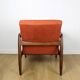 GFM-64 armchair, design by Edmund Homa from the 70s, terracotta brick