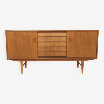 Enfilade scandinave en teck, Suède, 1950