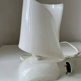 Vintage molded plastic bedside lamp 1960