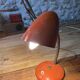 Vintage orange desk lamp – flexible neck – 50s-60s