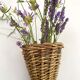 Decorative wall basket, wicker