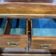 Victorian 19th-century mahogany two-body library