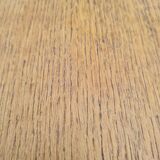 Wooden coffee table twisted tripod base