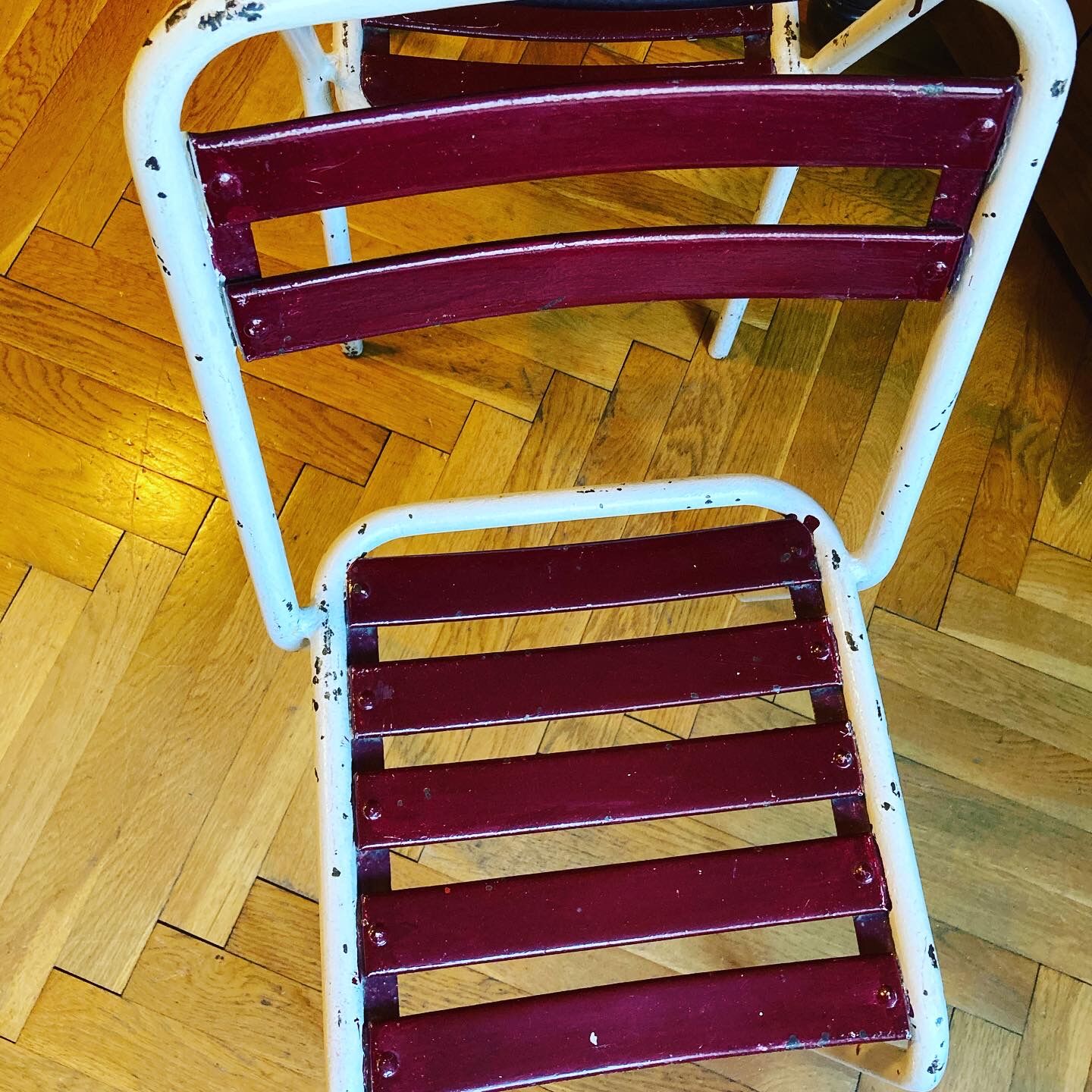 Pair of Tolix T2 chairs