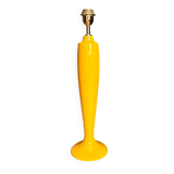 Large vintage ceramic lamp base in yellow – 1960s