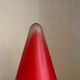 Lamp Teepee SCE cone in vintage red glass 80s