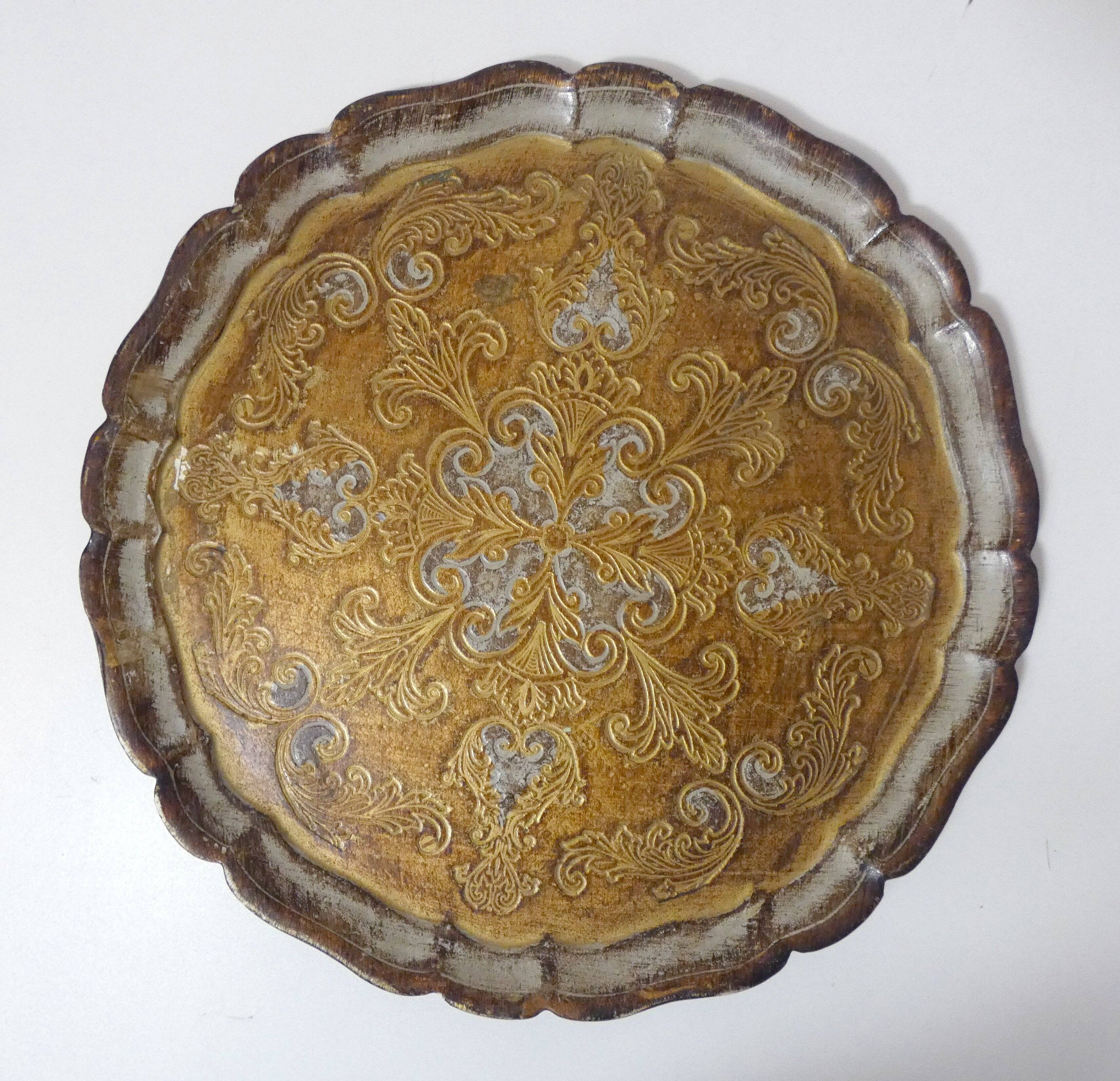 ancient Venetian tray