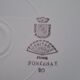 Plat ancien porcelain digoinet sarreguemine