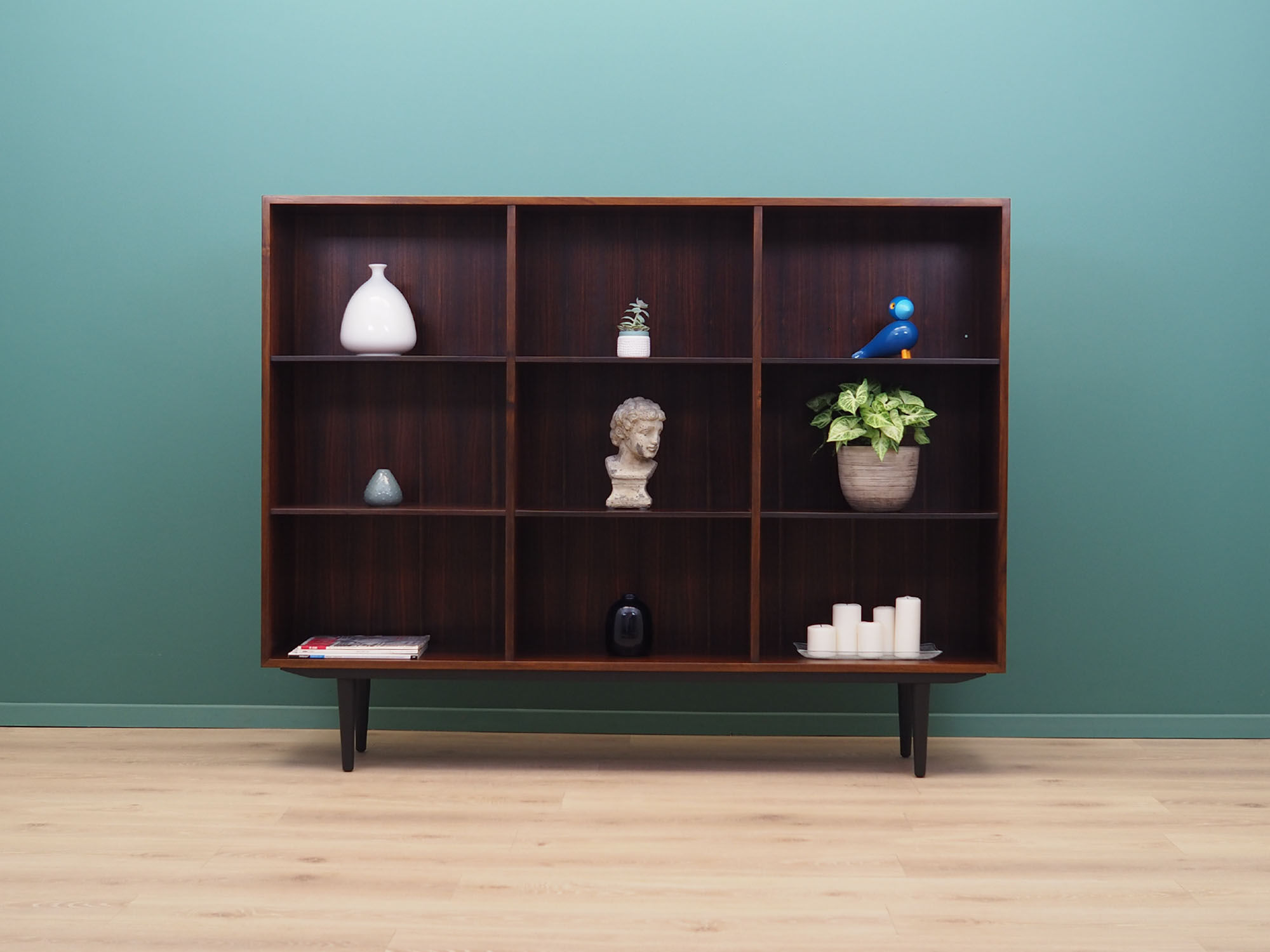 Rosewood bookcase, Danish design, 1960s, manufactured by Duba Møbelindustri