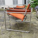 Pair of armchairs Marcel Breuer Wassily fasem 1983