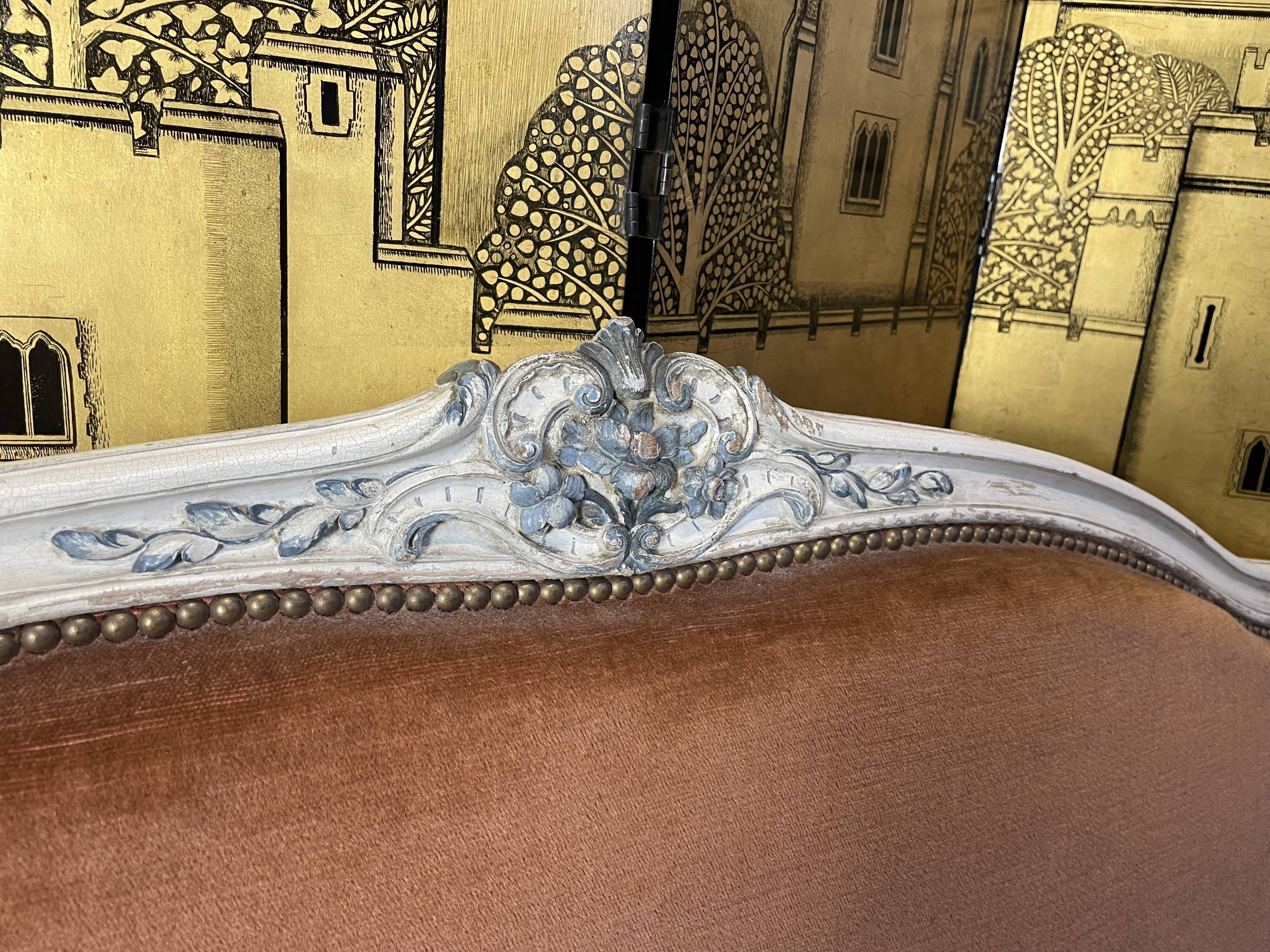 Louis XV style basket bed