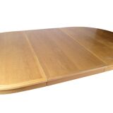 Oval Dining Table Model 140 Made In Oak & Brass By Borge Mogensen From 1950