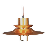 Scandinavian midcentury Design Lamp by Vitrika | solid copper black style | 1960s | Scandinavian