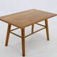 1960s Oak Side/Coffee Table, Czechoslovakia