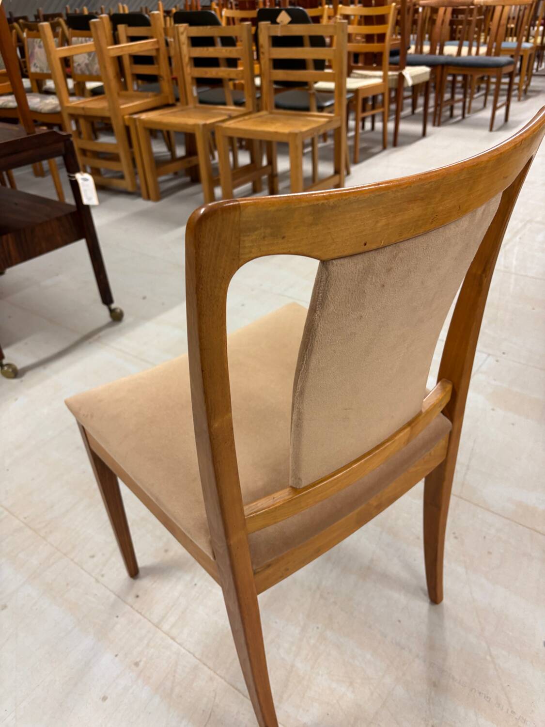Set de 4 chaises scandinave en noyer, Suède, 1960
