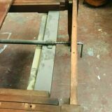 Table with a solid mahogany rack Table Dining table 20th century