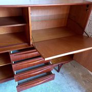 Vintage Scandinavian high row 50s 60s teak