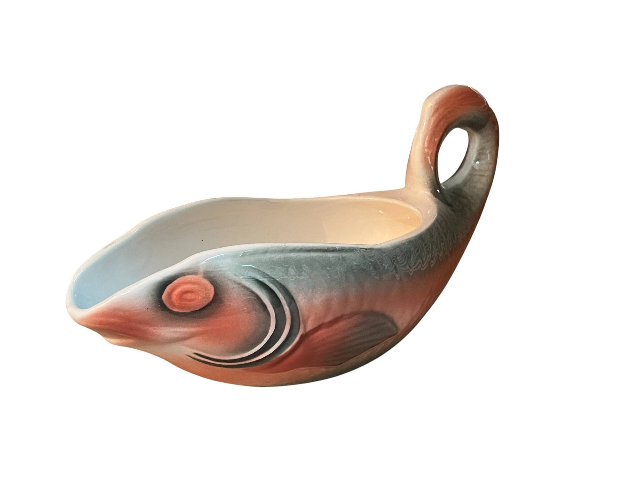 Sarreguemines Digoin, 16-piece Art Deco fish service circa 1930