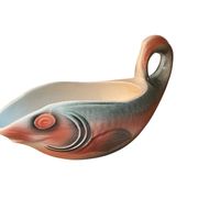 Sarreguemines Digoin, 16-piece Art Deco fish service circa 1930