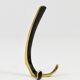 Up to 2 double wall hooks in brass from the mid-century by Herta Baller, Austria, 1950s.