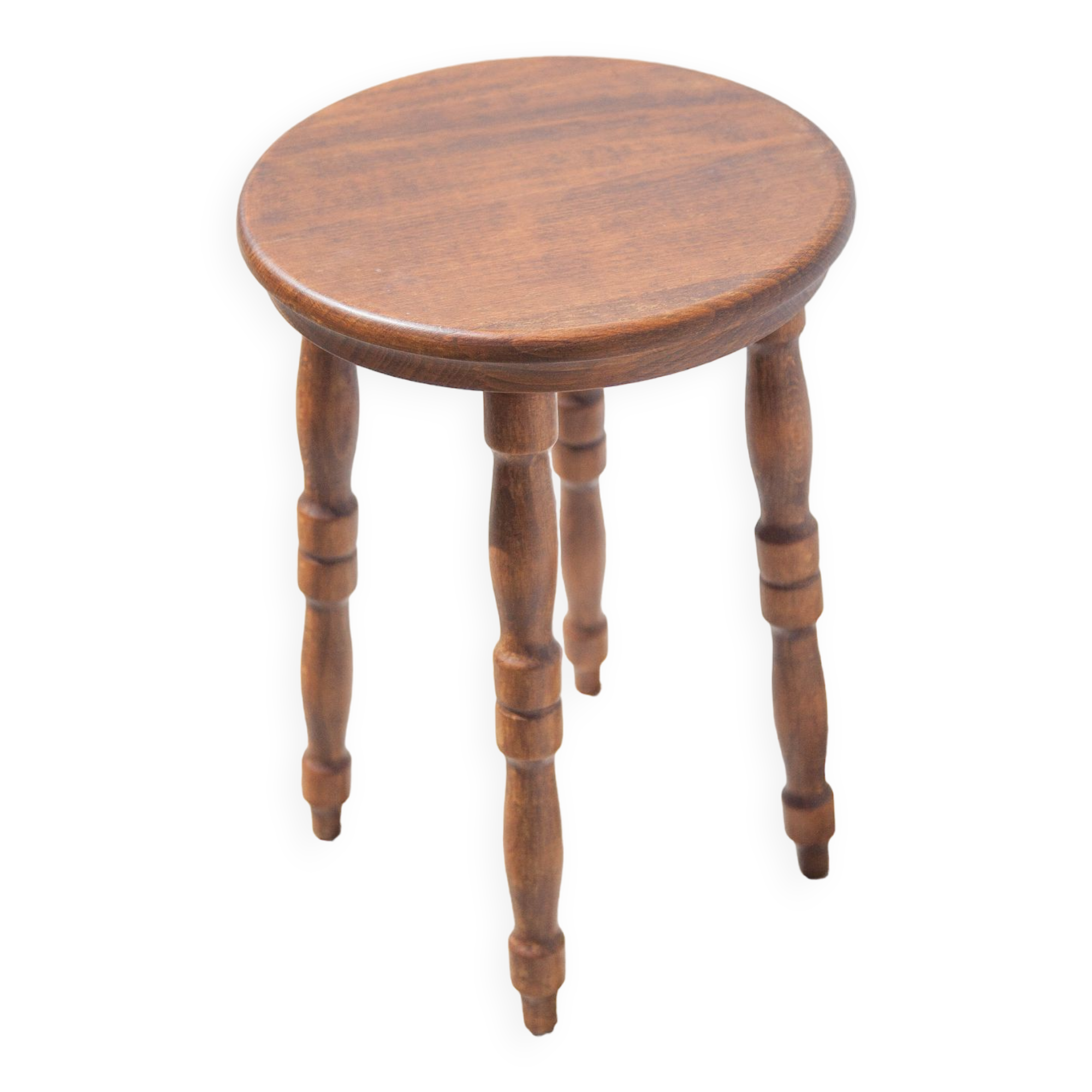 Vintage stool, wooden stool, side stool, plant holder