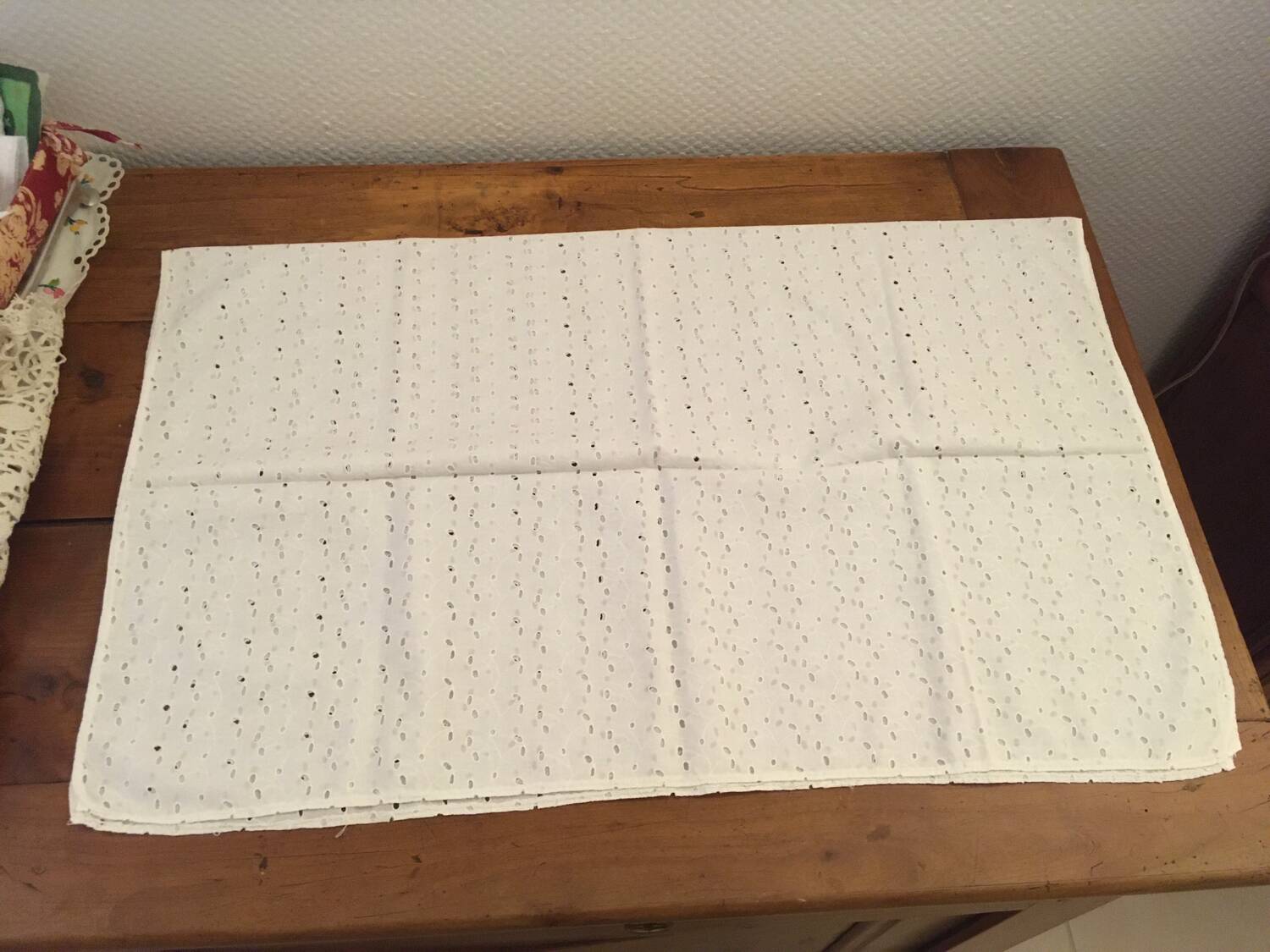 Vintage lace tablecloth